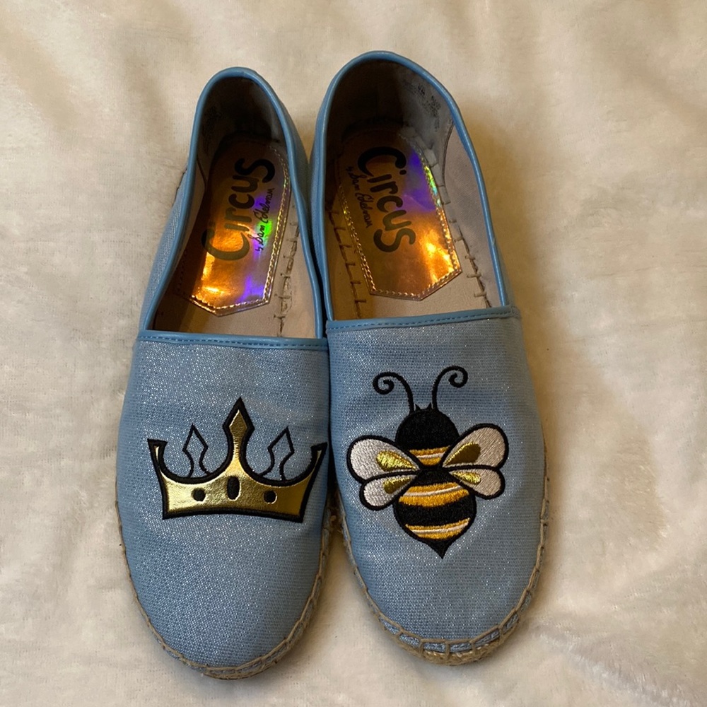 Circus by Sam Edelman Leni Queen Bee Espadrilles Flats Sz 9